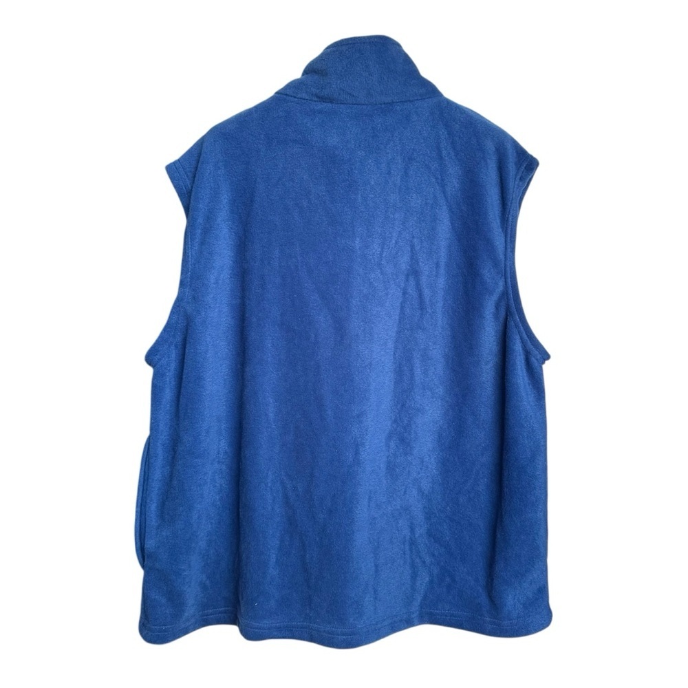 U.S. Olympic Committee USA Blue Fleece Vest Full-Zip Men's Size XL Made in USA - Picture 4 of 5